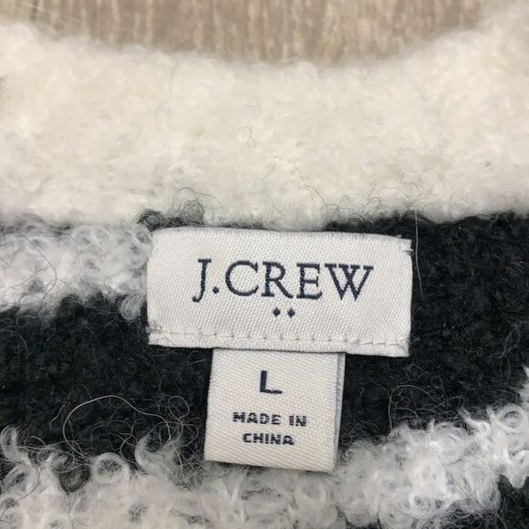 Womens J.Crew Wool Alpaca Blend Fuzzy Crewneck Sweater - Picture 4 of 5